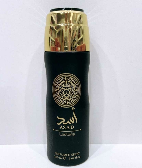 PERFUME ÁRABE EM AEROSOL JATO SECO: ASAD 200ML (INSPIRADO NO SAUVAGE ELIXIR)
