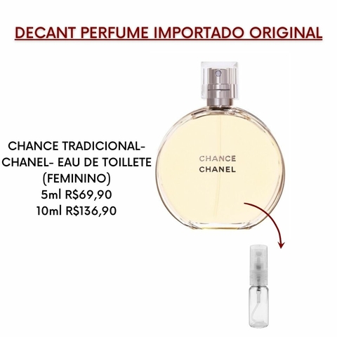DECANT PERFUME FEMININO- CHANCE TRADICIONAL- CHANEL- EAU DE TOILLETE