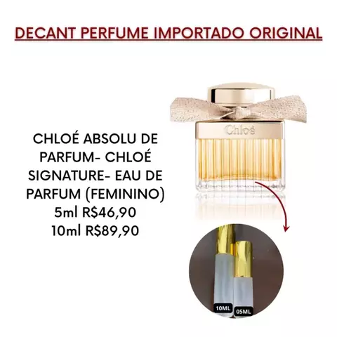 Decant Perfume Feminino Chloe Absolu de Parfum