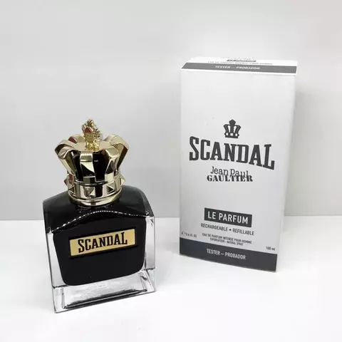 TESTER/PROVADOR- SCANDAL LE PARFUM POUR HOMME- JEAN PAUL GAULTIER- EAU DE PARFUM- 100ML