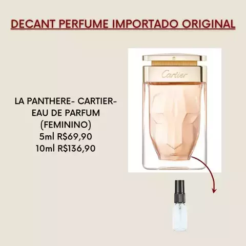 DECANT PERFUME FEMININO LA PANTHERE- CARTIER- EAU DE PARFUM