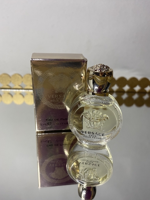 Miniatura Perfume Feminino Eros Pour Femme Versace Eau de Toillete 5ml