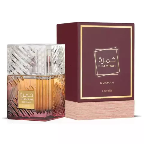PERFUME ÁRABE UNISSEX - Khamrah Dukhan - Eau de Parfum - Lattafa 100ml