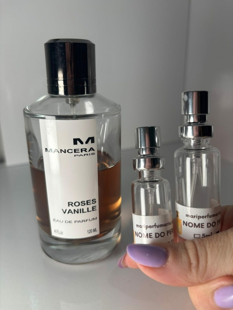 DECANT PERFUME DE NICHO FEMININO- ROSES VANILLE- MANCERA- EAU DE PARFUM