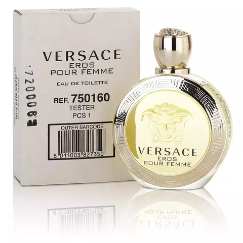 TESTER/PROVADOR- EROS POUR FEMME VERSACE- EAU DE TOILLETE- 100ML