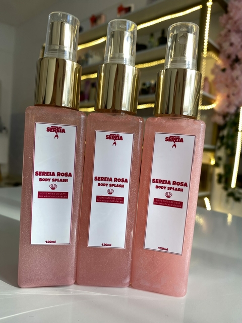 Body Splash Artesanal - SEREIA ROSA inspirado no LA VIE EST BELLE (Shimmer/brilho)- Rotina de Sereia - 120ml