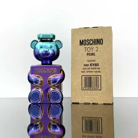TESTER/ CAIXA SIMPES- PERFUME UNISSEX- TOY 2 PEARL EAU DE PARFUM MOSCHINO- 100ML