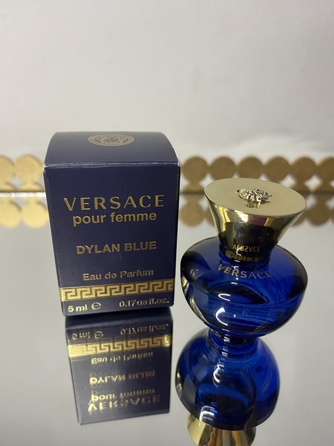 Miniatura Perfume Feminino Dylan Blue Versace Eau de Parfum 5ml