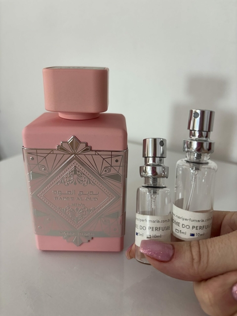 Decant Perfume árabe Feminino- Bade Al Oud Noble Blush Lattafa Eau de Parfum