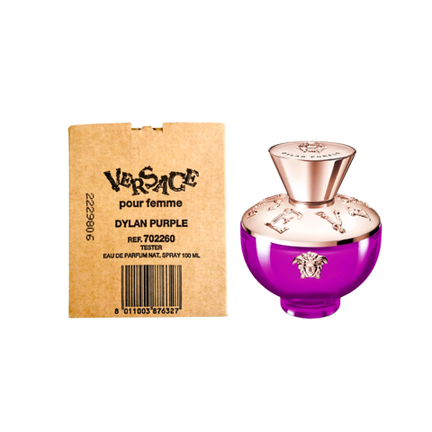 TESTER/PROVADOR (CAIXA SIMPLES)- DYLAN PURPLE VERSACE- EAU DE PARFUM- 100ML