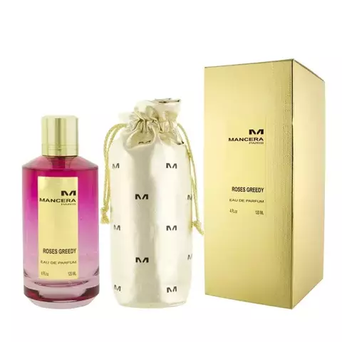(SEM PLASTICO) PERFUME DE NICHO UNISSEX- ROSES GREEDY MANCERA- EAU DE PARFUM- 120ML