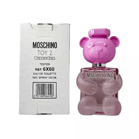 TESTER/PROVADOR (CAIXA SIMPLES)- TOY 2 BUBBLE GUM MOSCHINO- EAU DE TOILLETE- 100ML
