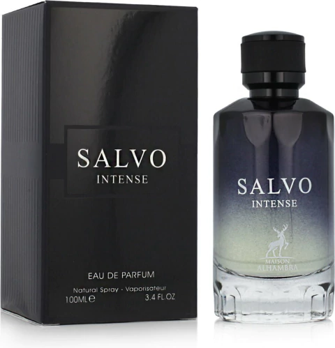 PERFUME ÁRABE MASCULINO- SALVO INTENSE EAU DE PARFUM MAISON ALHAMBRA (INSPIRADO NO SAUVAGE)- 100ML