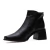 Bota Couro Preto Graziela Werner - Werner Calçados