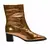 Bota Couro Bronze Caren Werner - comprar online