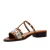 Mule Couro Marrom Donatella Werner - loja online