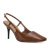 Imagem do Slingback Couro Marrom Caramelo Natália Werner