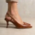 Slingback Couro Marrom Lilly Werner na internet