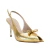 SLINGBACK COURO DOURADO VALÉRIA WERNER - comprar online