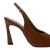 Imagem do Slingback Peep Toe Couro Marrom Arlena Werner