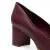 Scarpin Couro Roxo Vinho Lorde Werner - loja online
