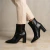 Bota Couro Preto Unna Werner - comprar online