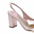 SLINGBACK COURO CHAMPAGNE LUIZA WERNER