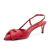 Slingback Vermelho Com Laço Anika Werner - loja online