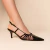 Slingback Preta Stormi Werner - Werner Calçados