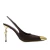Slingback Couro Marrom Arine Werner