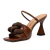 Mule Couro Marrom Ayumi Werner - loja online