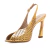 Slingback Couro Dourado Nala Werner na internet