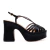 Sandália Plataforma Preta Maína Werner - comprar online