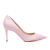 Scarpin Salto Médio Couro Rosa Laís Werner - comprar online
