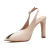 Slingback Peep Toe Couro Nude Arlena Werner - loja online