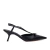 Slingback Couro Preto Charlotte Werner - comprar online