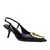 Slingback Preto Opal Werner - Werner Calçados