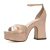 Sandália Plataforma Nude Kesia Werner - comprar online