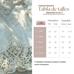Conjunto Duquesa - comprar online