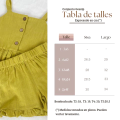 Conjunto Gossip - comprar online