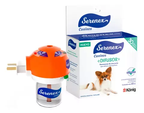 Difusor De Feromonas Para Perros Serenex Modificador De Conducta 42ML - comprar online
