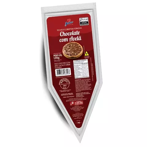 RECHEIO FORNEAVEL CHOCOLATE C/ AVELÃ JUNCO 1,01KG - comprar online