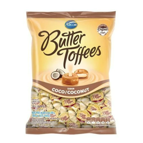 BALA BUTTER TOFFEES COCO 500GR