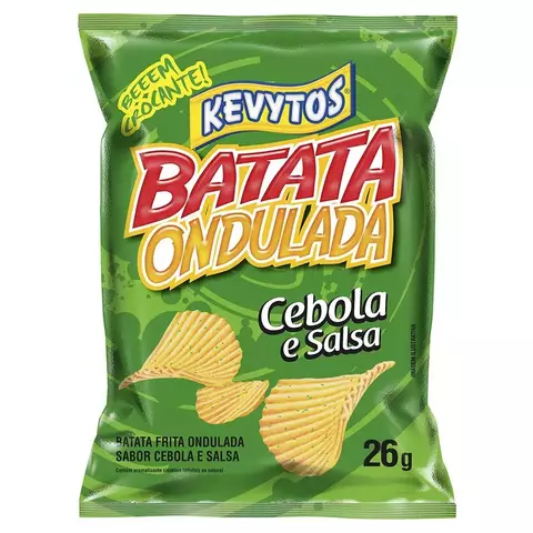 BATATA ONDULADA CEBOLA E SALSA KEVITOS 35GR