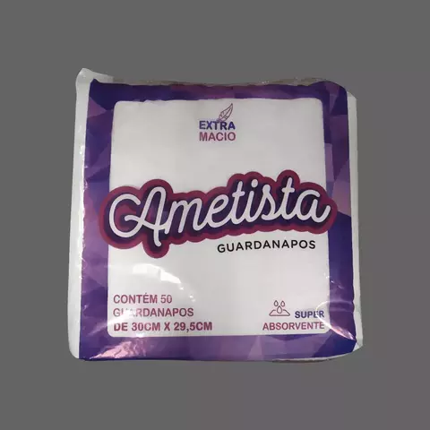 GUARDANAPO DE PAPEL AMETISTA C/100 20x19,5cm
