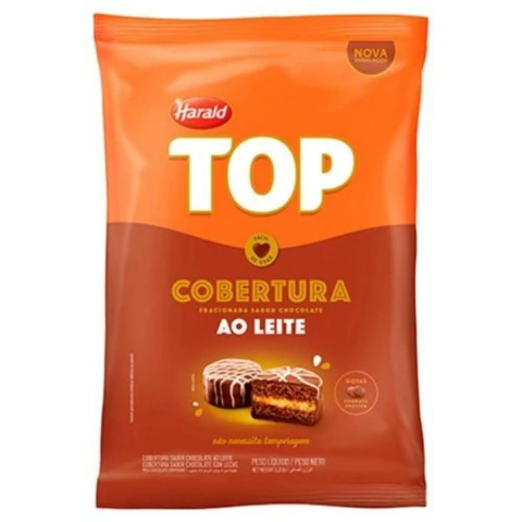 COBERTURA GOTAS TOP AO LEITE 1,010KG