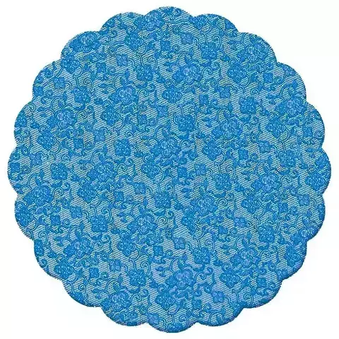 RENDADO CONFESTA AZUL CLARO C/BOLINHAS Nº7 C/100 - comprar online