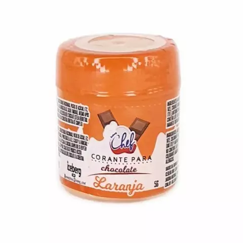 CORANTE PARA CHOCOLATE EM PÓ LARANJA 5G ICEBERG - comprar online