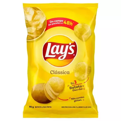 LAYS CLASSICA 70G - comprar online