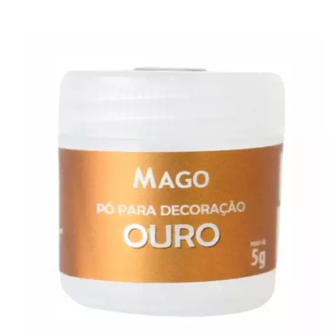 PÓ PARA DECORACAO OURO MAGO 5G - comprar online